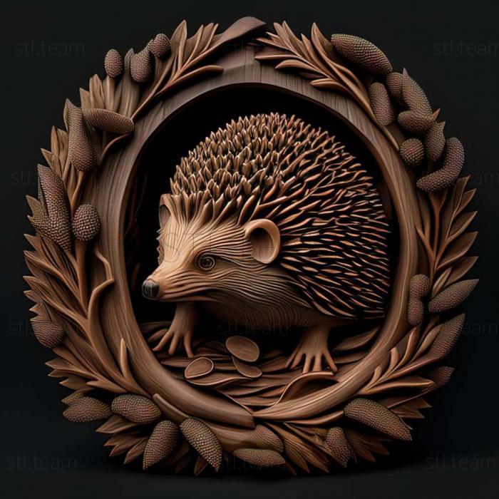 3D model hedgehog (STL)